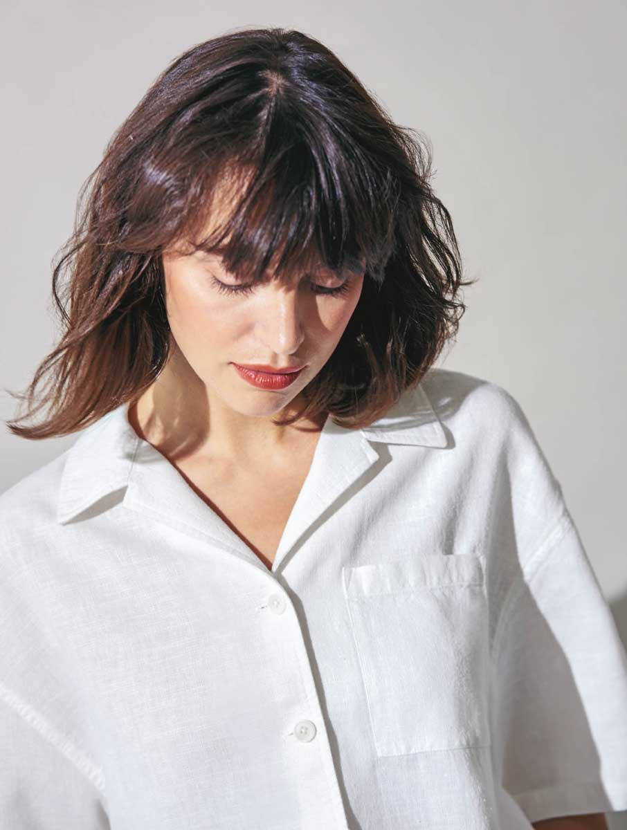 Camisa casual mujer de manga corta ecológica - Imagen 3