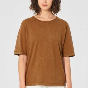 Camiseta oversize de manga corta ecológica para mujer