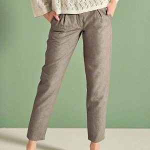 Pantalones chinos mujer de cáñamo orgánico