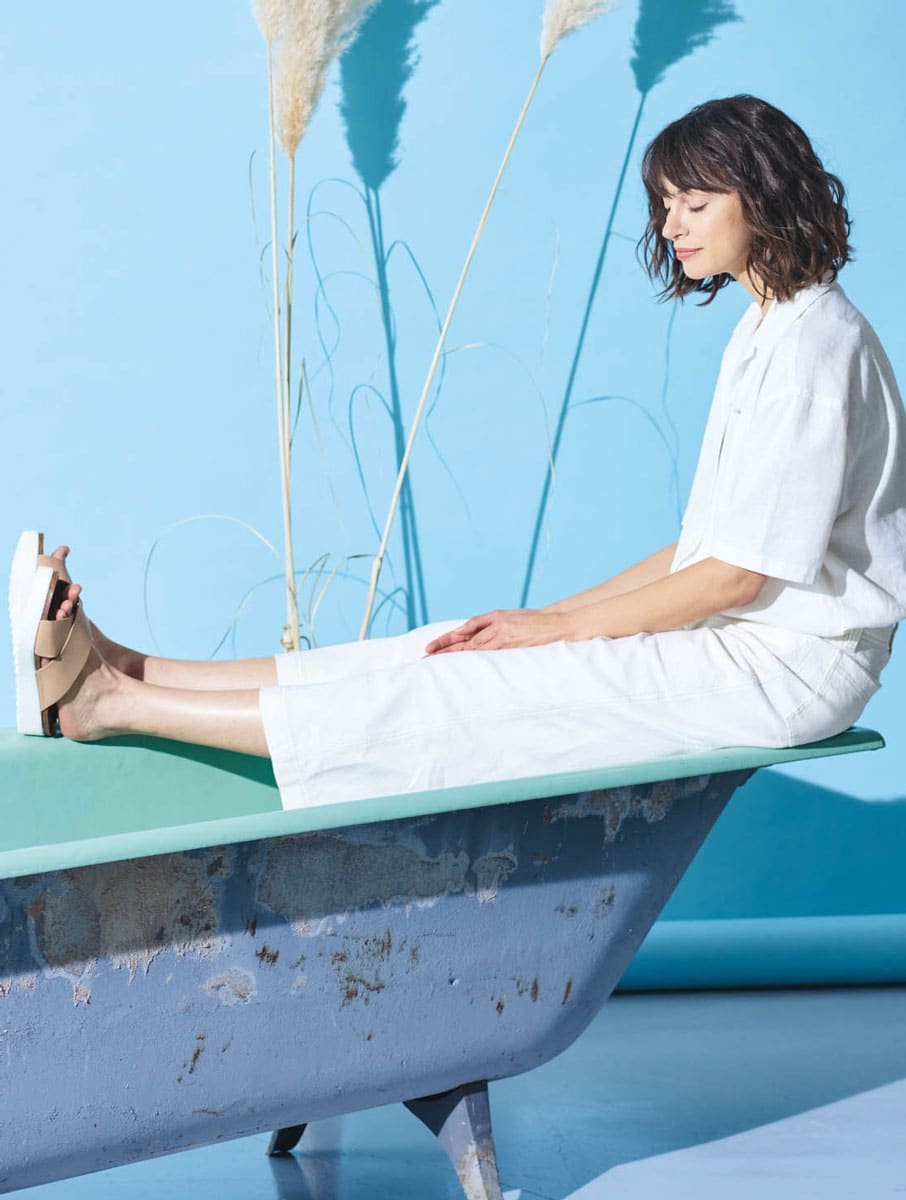 Pantalones culotte de cáñamo para mujer - Imagen 7