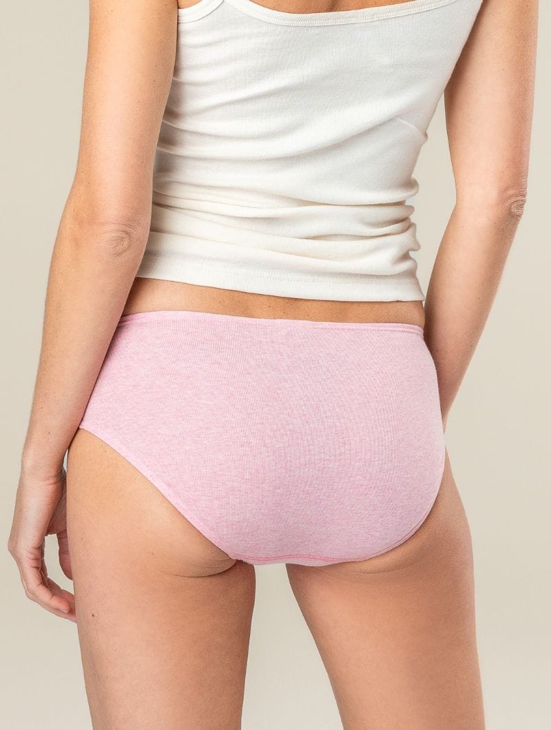 Pack 2 braguitas de colores lisos 100% algodón orgánico - Imagen 4