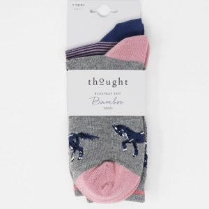 Calcetines estampados ecológicos. Pack de 2