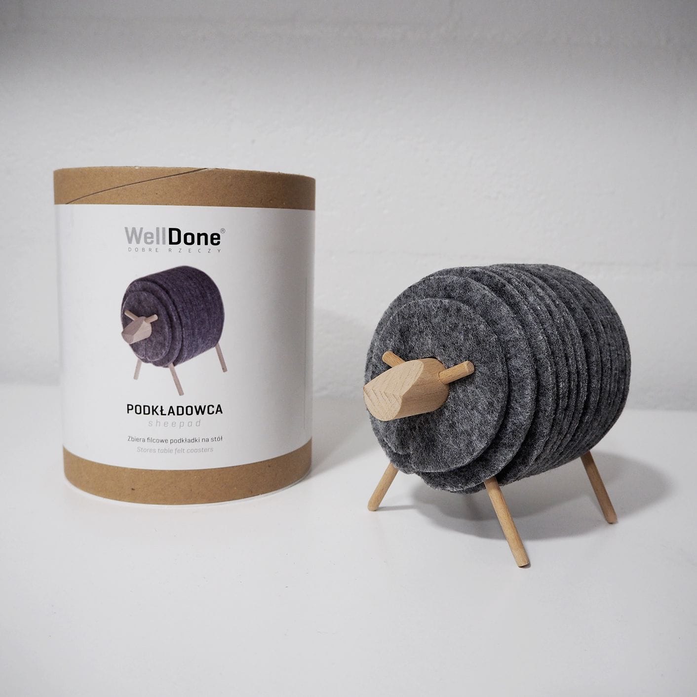 Posavasos originales de lana de oveja - Imagen 7