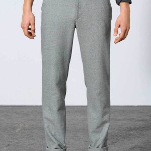 Pantalón chino hombre gris de tejido orgánico reciclado