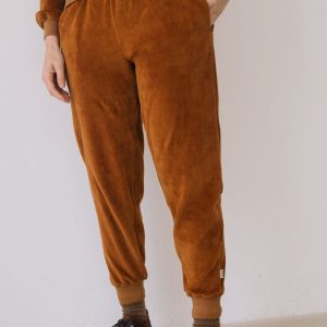 Pantalón jogger terciopelo de algodón orgánico