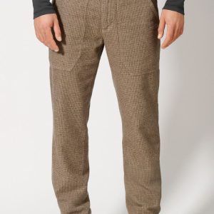 Pantalón pepita bolsillos cáñamo y algodón orgánico hombre