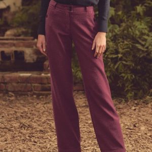 Pantalón pepita cáñamo y algodón orgánico mujer