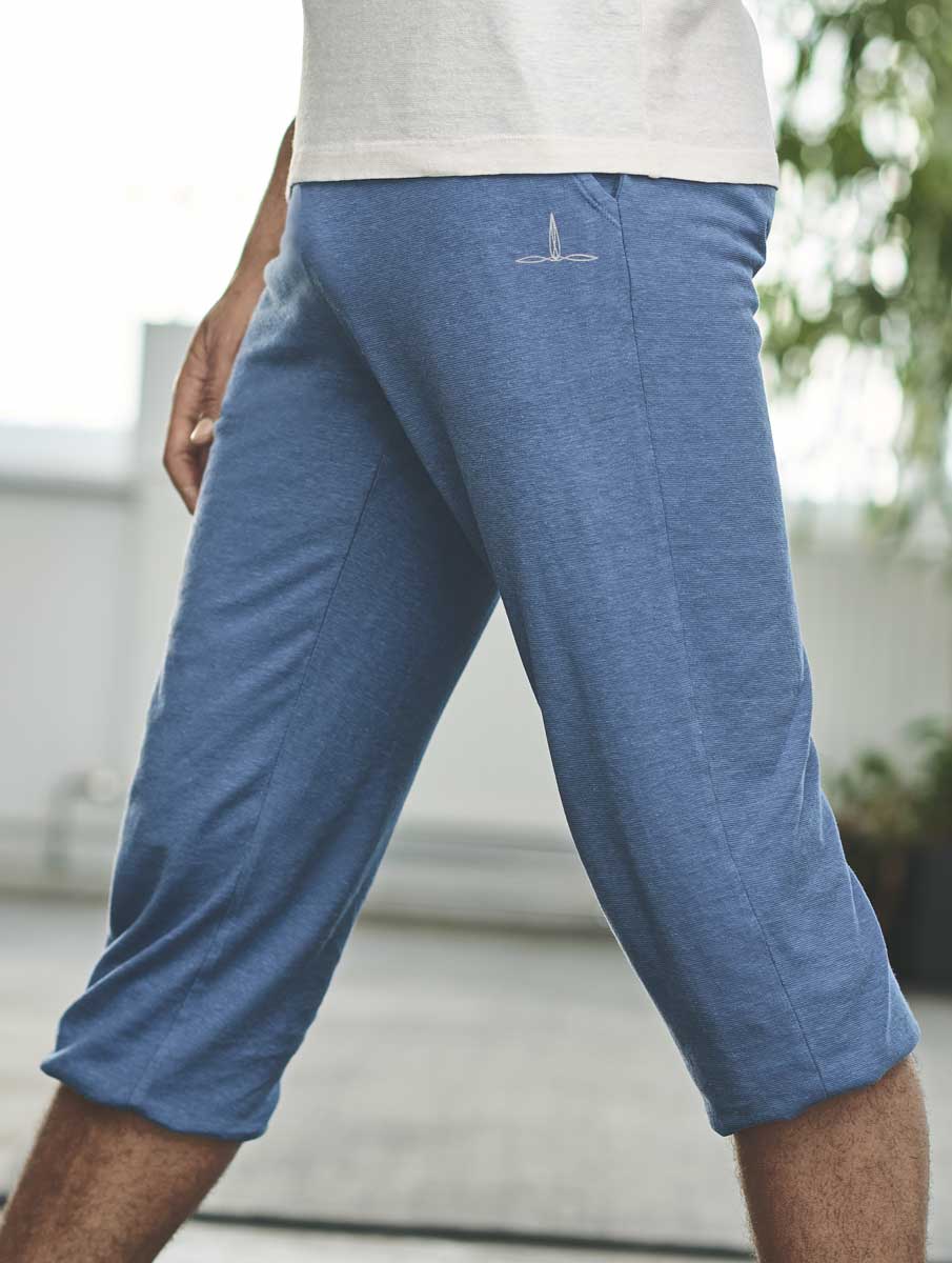 Pantalón pirata de yoga ecológico para hombre