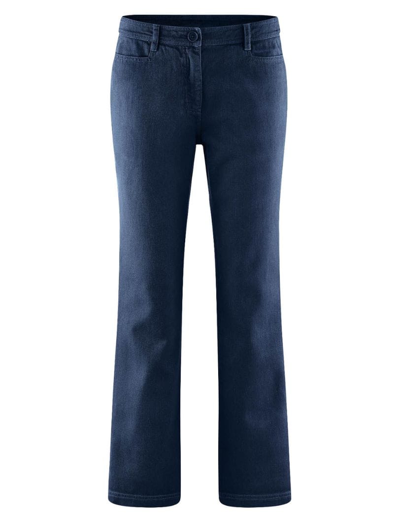 Pantalones campana para mujer de cáñamo y algodón orgánico - Imagen 6