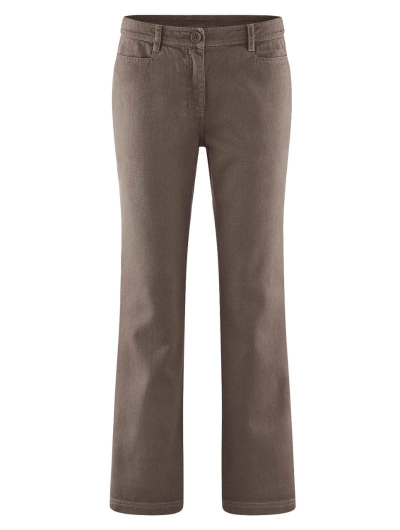 Pantalones campana para mujer de cáñamo y algodón orgánico - Imagen 7