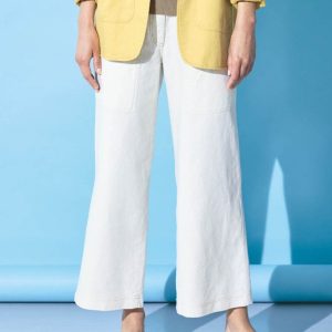 Pantalones culotte de cáñamo para mujer