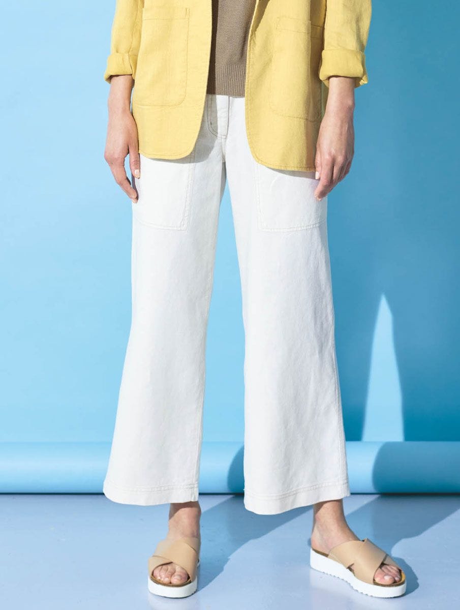 Pantalones culotte de cáñamo para mujer - Imagen 2