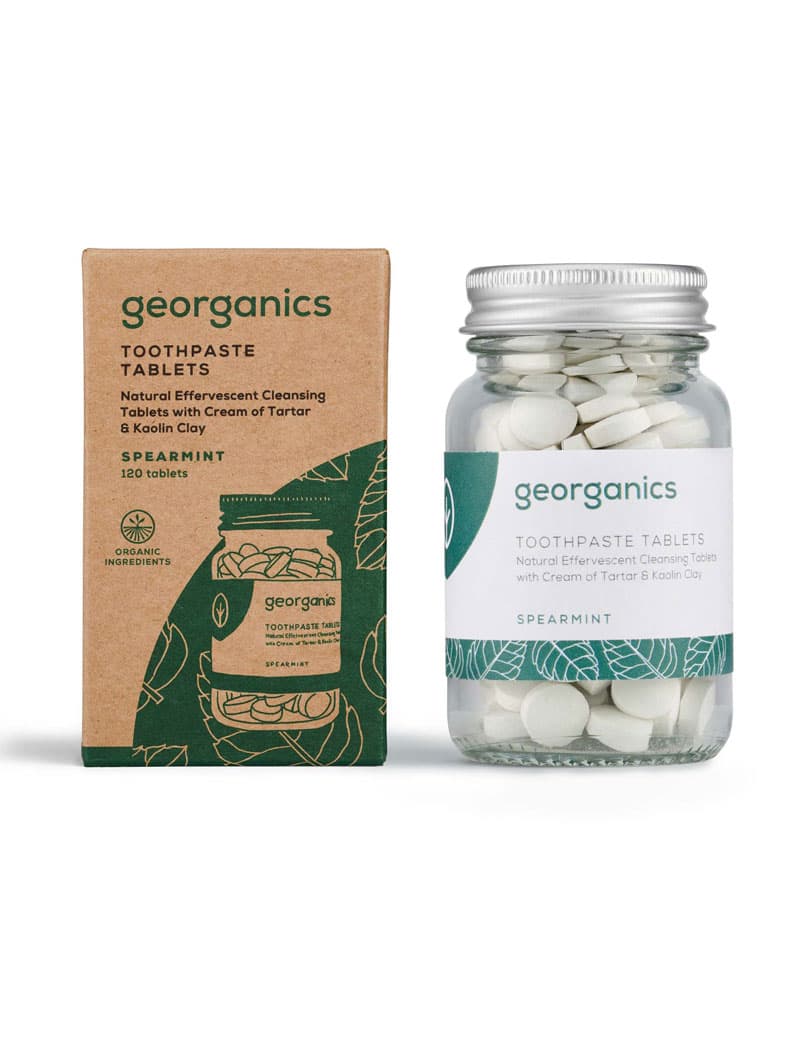 Dentífrico natural en pastillas – Sabor hierbabuena