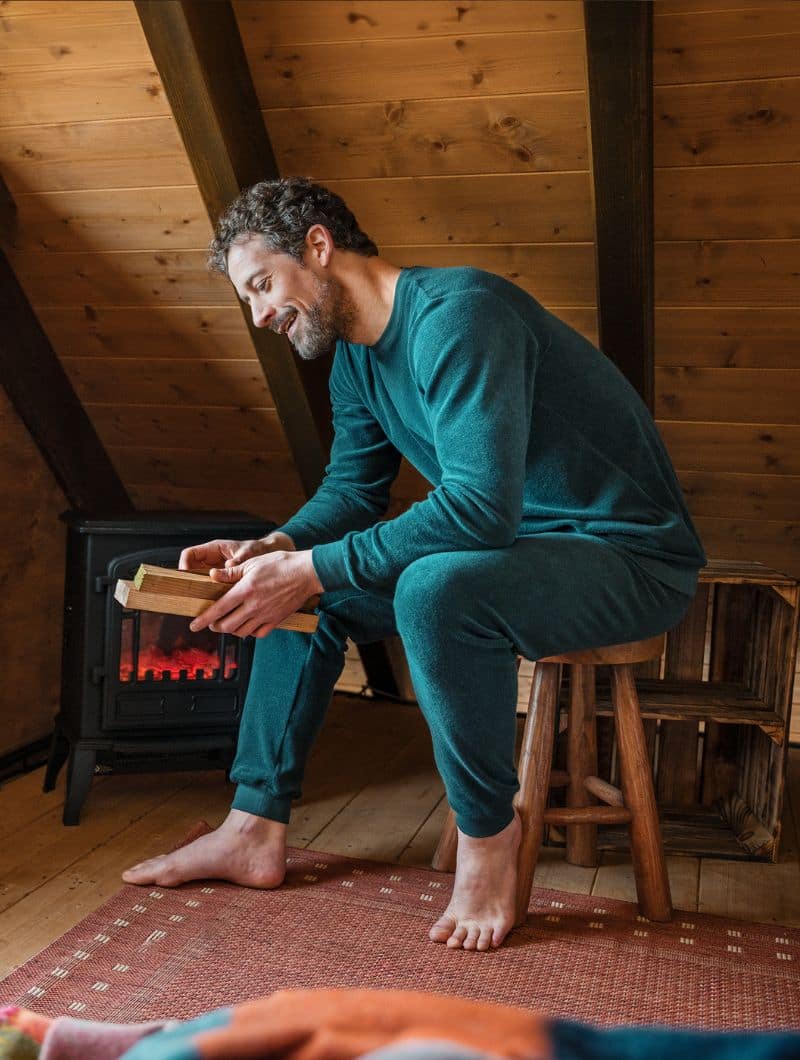 Pijama felpa hombre 100% ecológico - Imagen 9