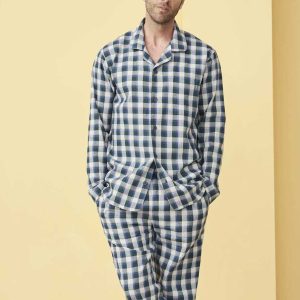 Pijama invierno hombre de cuadros ecológico