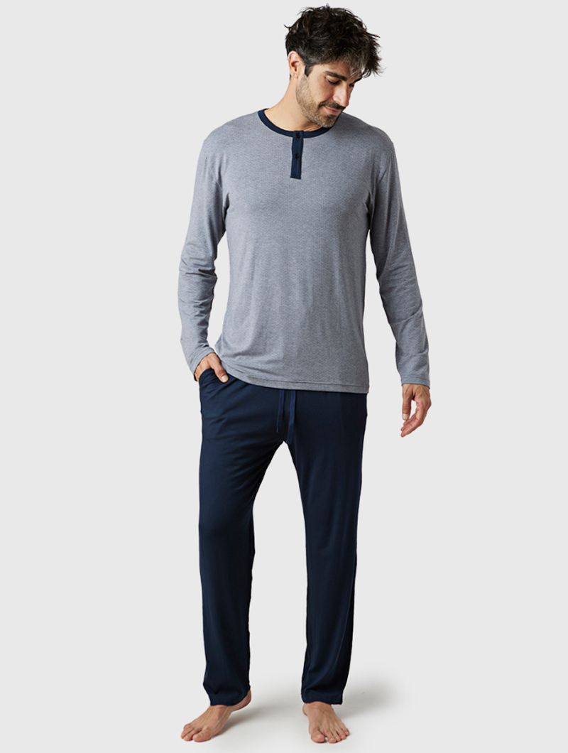 Pijama invierno hombre Italy modal - Imagen 2