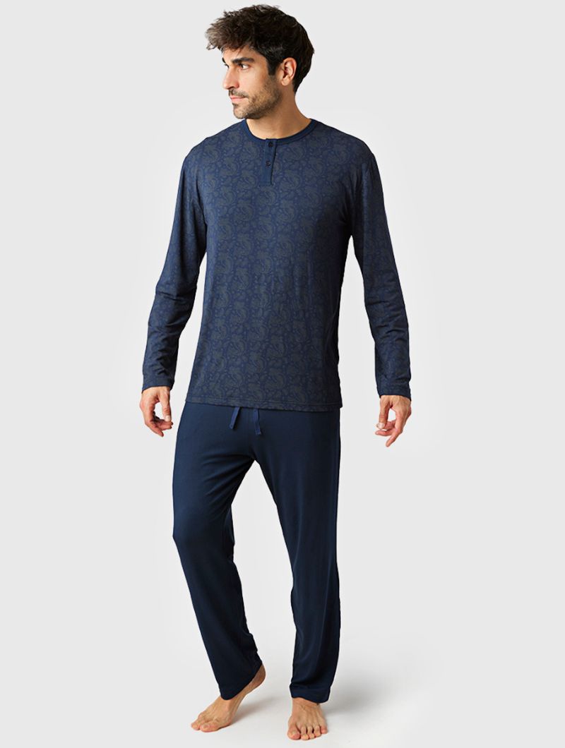 Pijama invierno hombre Luxury modal - Imagen 2