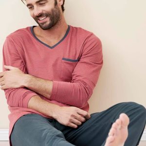Pijama largo hombre 100% algodón orgánico