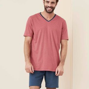 Pijama verano hombre 100% algodón orgánico