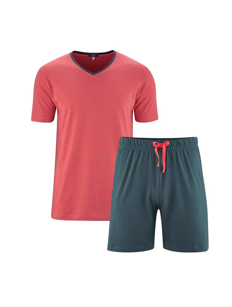 Pijama verano hombre 100% algodón orgánico - Imagen 3