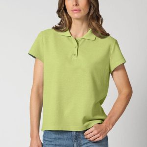 Polo clásico mujer de cáñamo y algodón orgánico