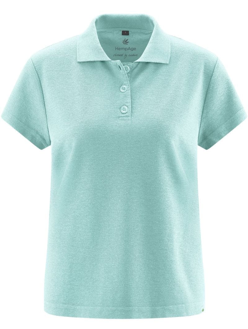 Polo clásico mujer de cáñamo y algodón orgánico - Imagen 9