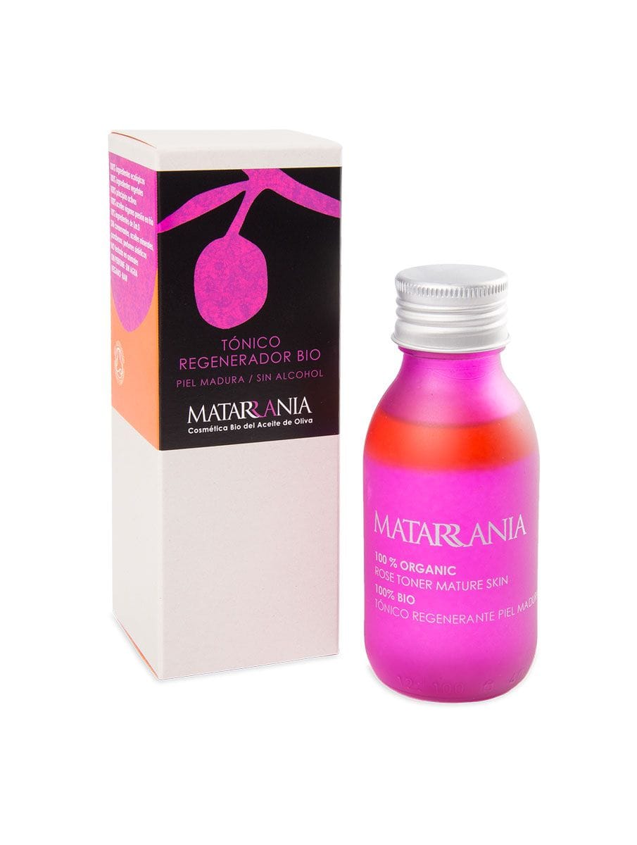 Regeneradora de piel madura. Loción tonificante ecológica