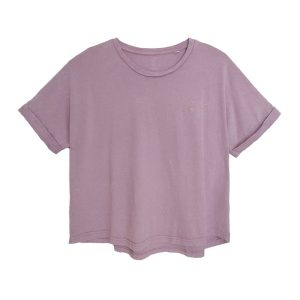 Camiseta orgánica oversize manga murciélago