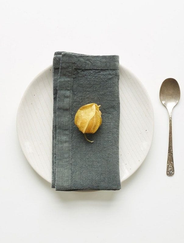 Servilletas de tela de lino natural. Pack de 2