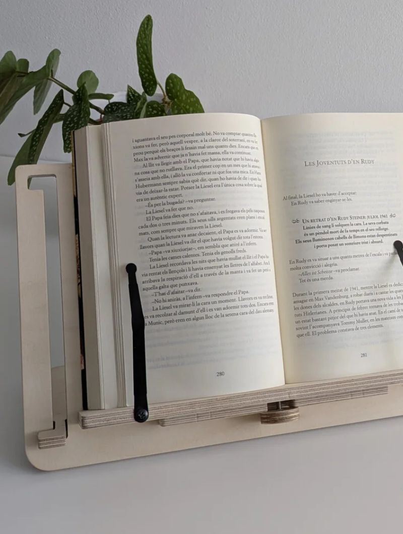 Soporte para leer libros ajustable