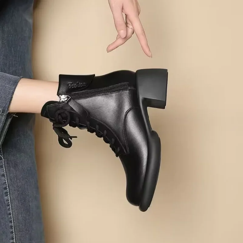 Botas Vintage de Piel de Vaca - Imagen 4