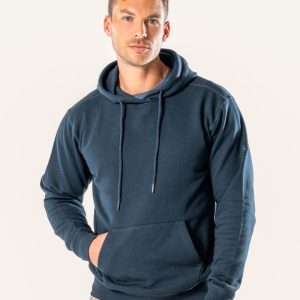 Sudadera con capucha 100% algodón orgánico para hombre