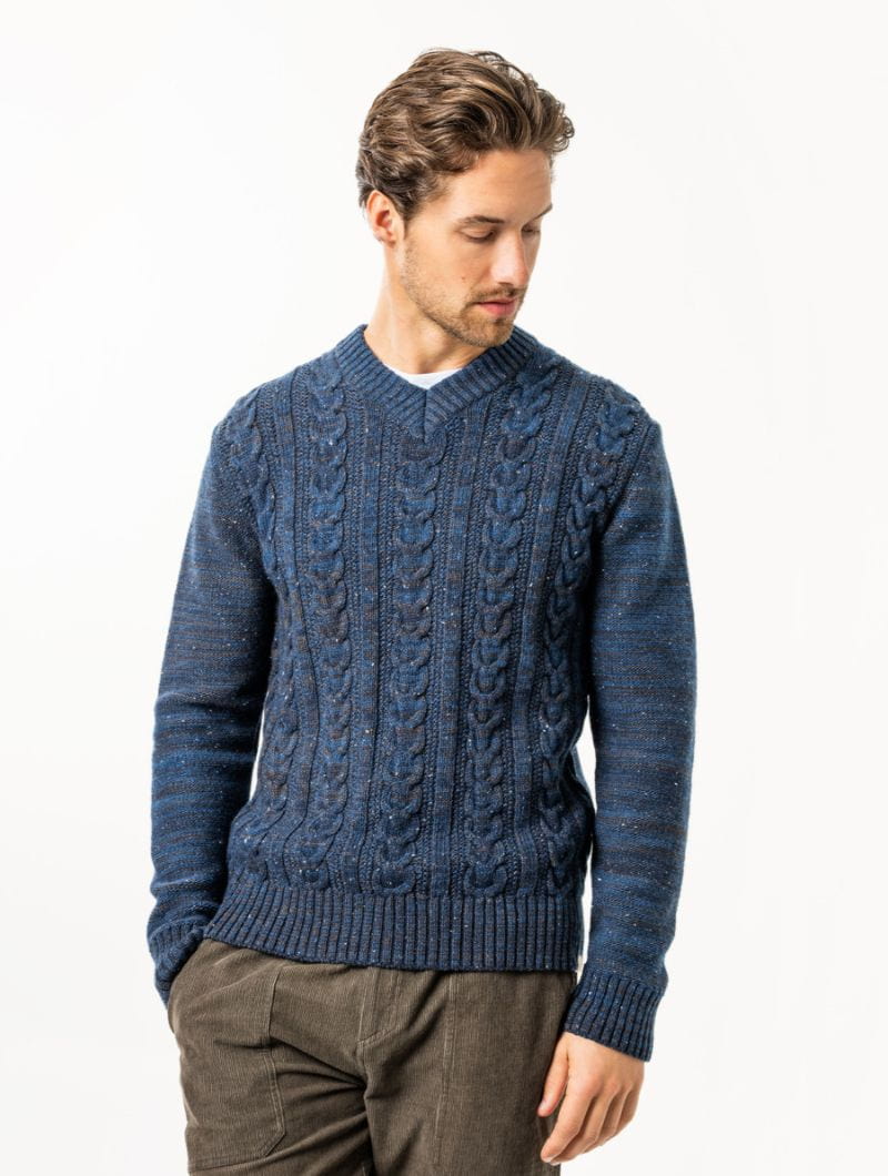 Suéter de lana y algodón orgánico para hombre - Imagen 2