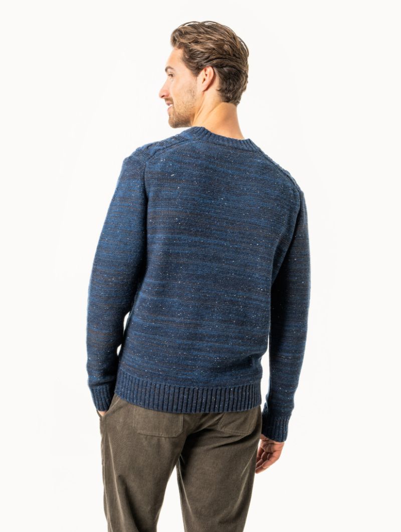 Suéter de lana y algodón orgánico para hombre - Imagen 4