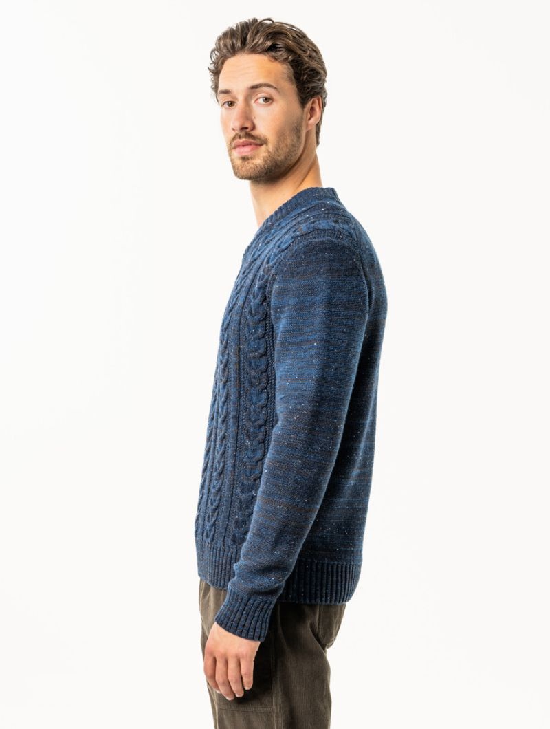 Suéter de lana y algodón orgánico para hombre - Imagen 3