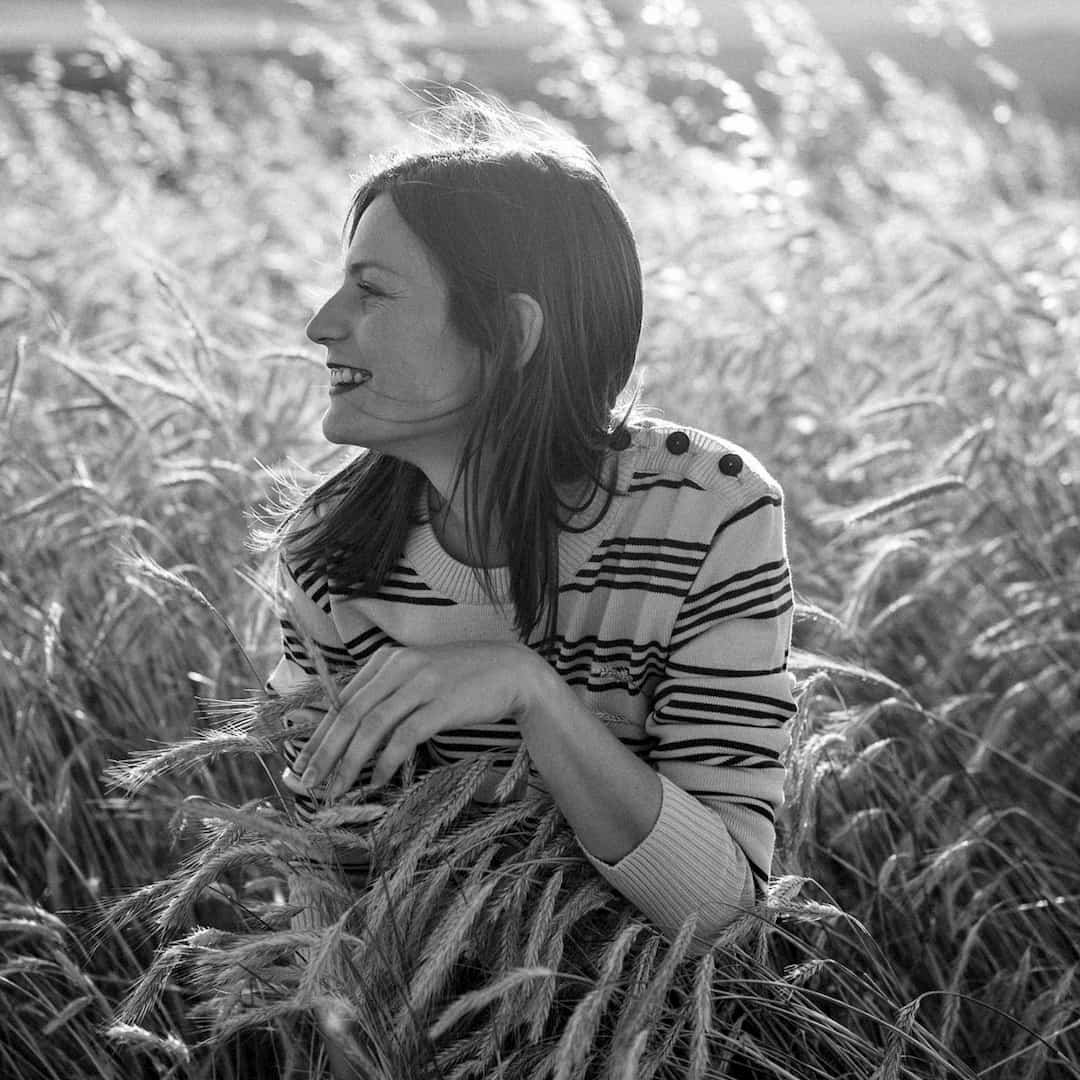 Suéter mujer de rayas de algodón egipcio - Imagen 7