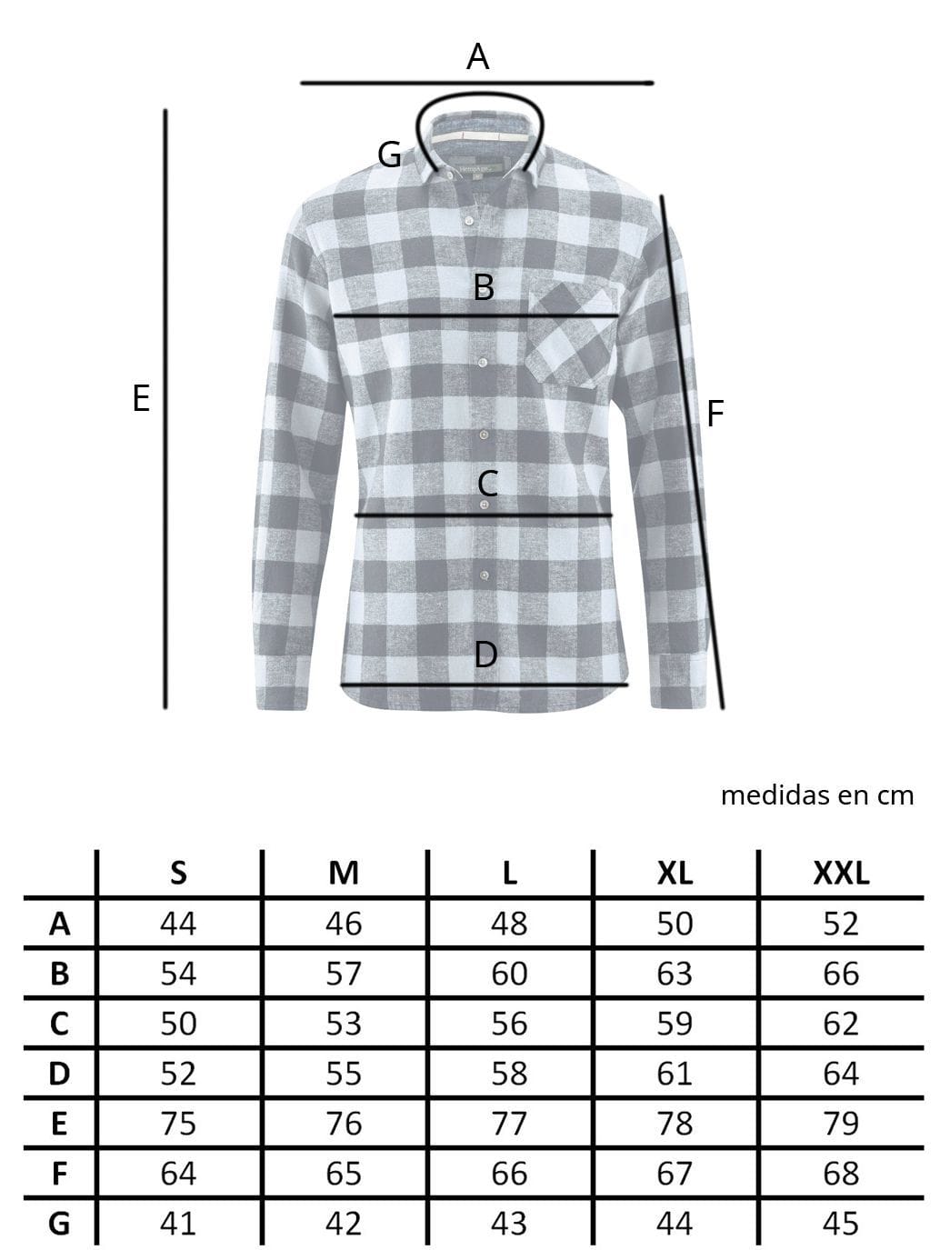 Camisa de cuadros hombre. Ropa de cáñamo y algodón orgánico - Imagen 7