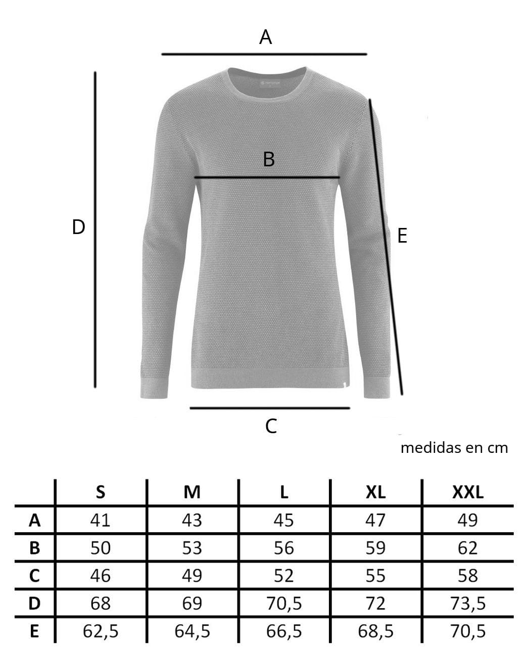 Jersey de punto hombre. Tejido vegano de hilo de dos colores - Imagen 4