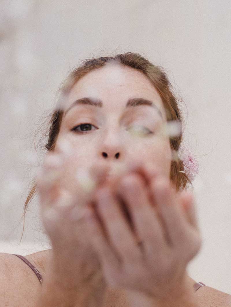 Vestido de tirantes ecológico peces malva - Imagen 6