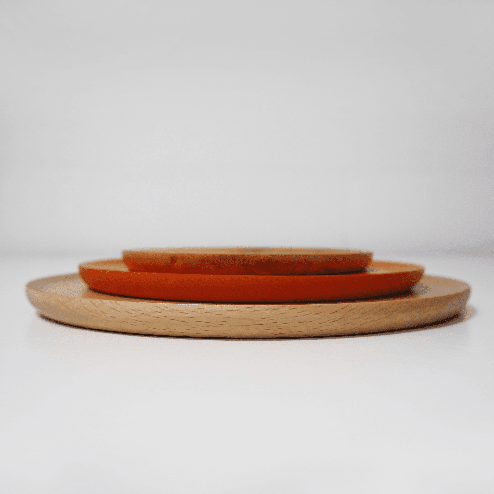 Pack de 3 platos de madera - Imagen 3