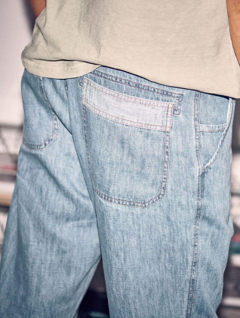 Vaqueros rectos hombre de tejido orgánico - Imagen 3