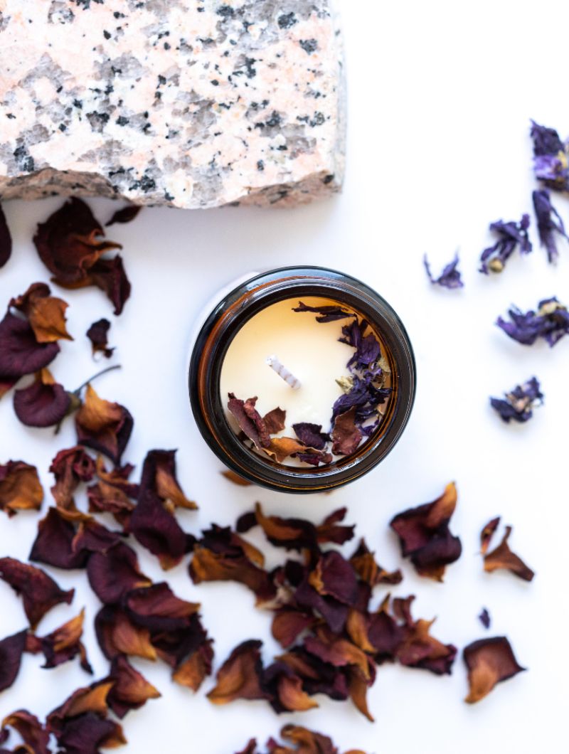 Vela aromática natural de cera vegetal 120g - Imagen 7