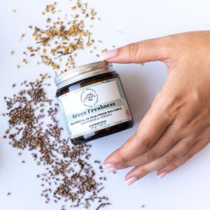 Vela aromática natural de cera vegetal 120g