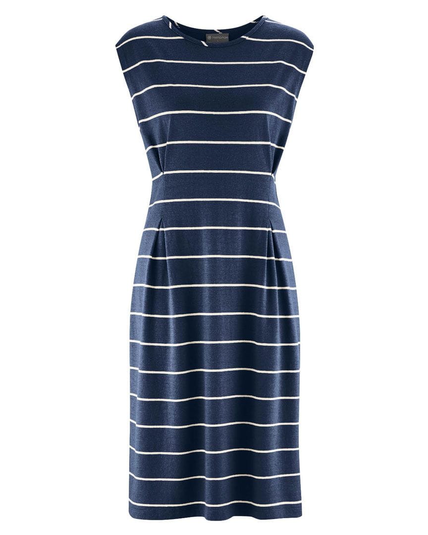 Vestido de rayas sin mangas ecológico para mujer - Imagen 6