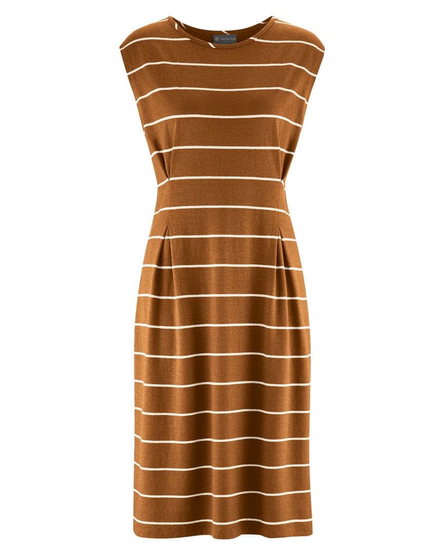 Vestido de rayas sin mangas ecológico para mujer - Imagen 8