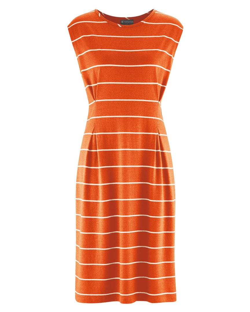 Vestido de rayas sin mangas ecológico para mujer - Imagen 7