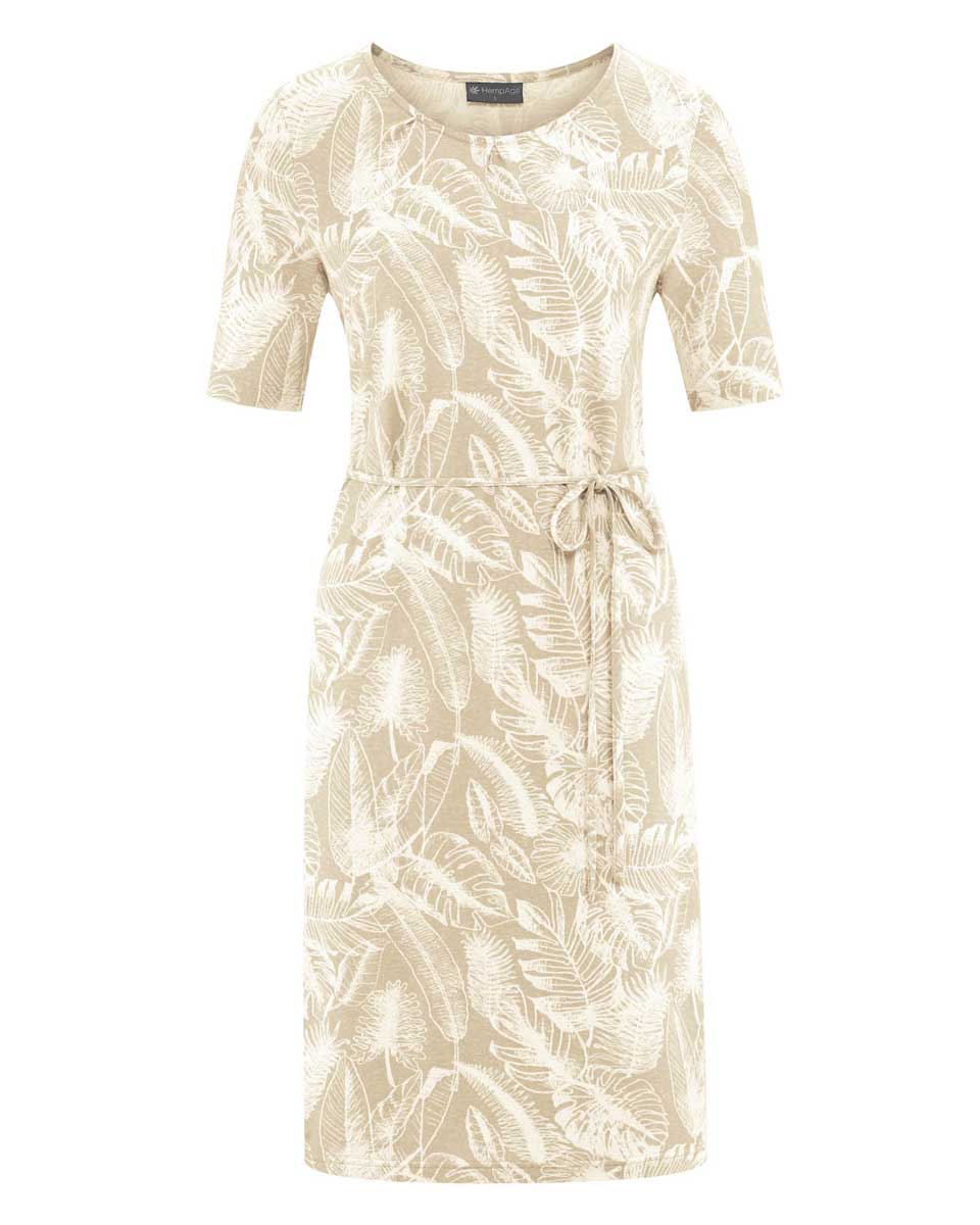 Vestido manga corta ecológico con estampado selva - Imagen 6